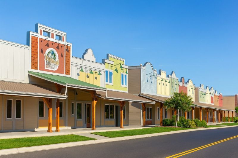 Colorful Exterior Facade